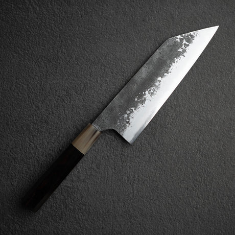 眞崎 直樹 白二鋼 黒打ち 三徳 180mm