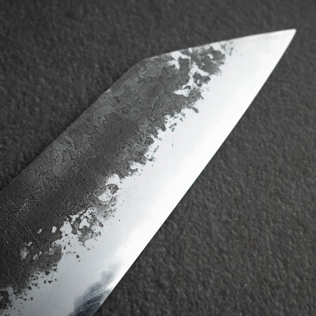 眞崎 直樹 白二鋼 黒打ち 三徳 180mm