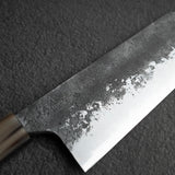 眞崎 直樹 白二鋼 黒打ち 三徳 180mm