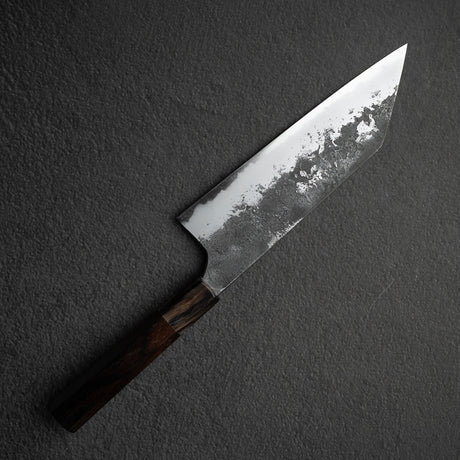 眞崎 直樹 白二鋼 黒打ち 三徳 180mm