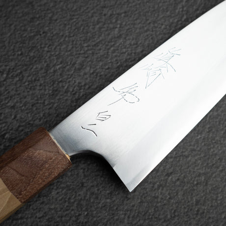眞崎 直樹 白二鋼 磨き 出刃 180mm