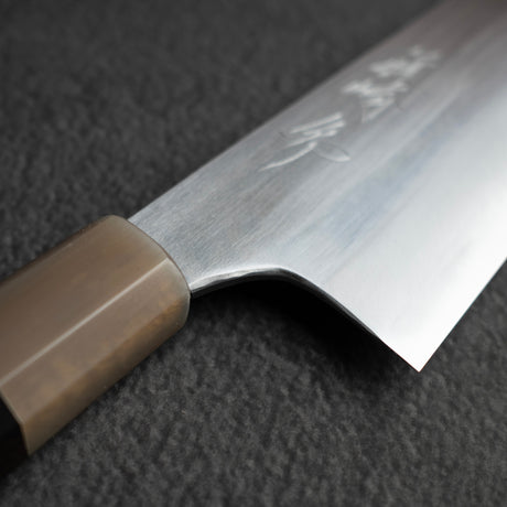 眞崎 直樹 白二鋼 磨き 牛刀 240mm