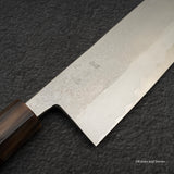 宮崎鍛冶屋 x 初心 銀三鋼 ダマスカス 牛刀 240mm スネークウッドハンドル