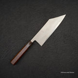宮崎鍛冶屋 x 初心 銀三鋼 ダマスカス 博多 180mm スネークウッドハンドル