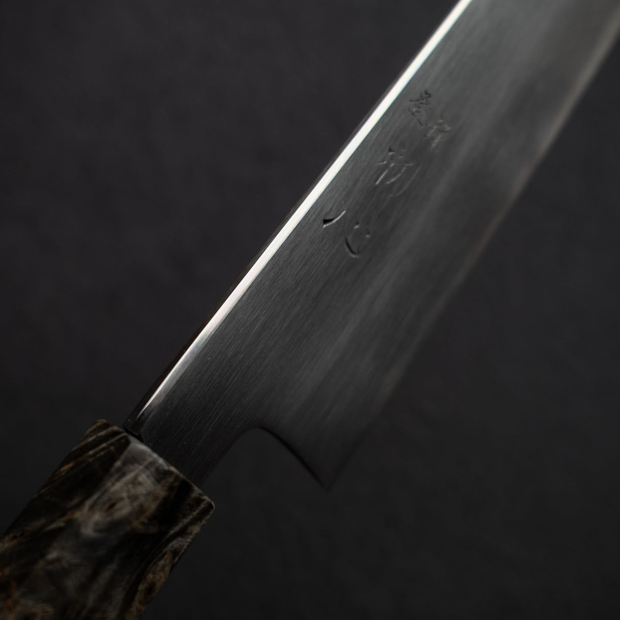 中川打刃物 青一鋼 ダマスカス 切付牛刀 210mm