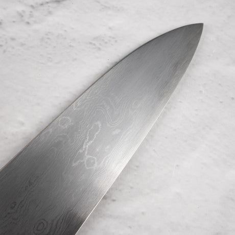 中川打刃物 青一鋼 ダマスカス 牛刀 210mm