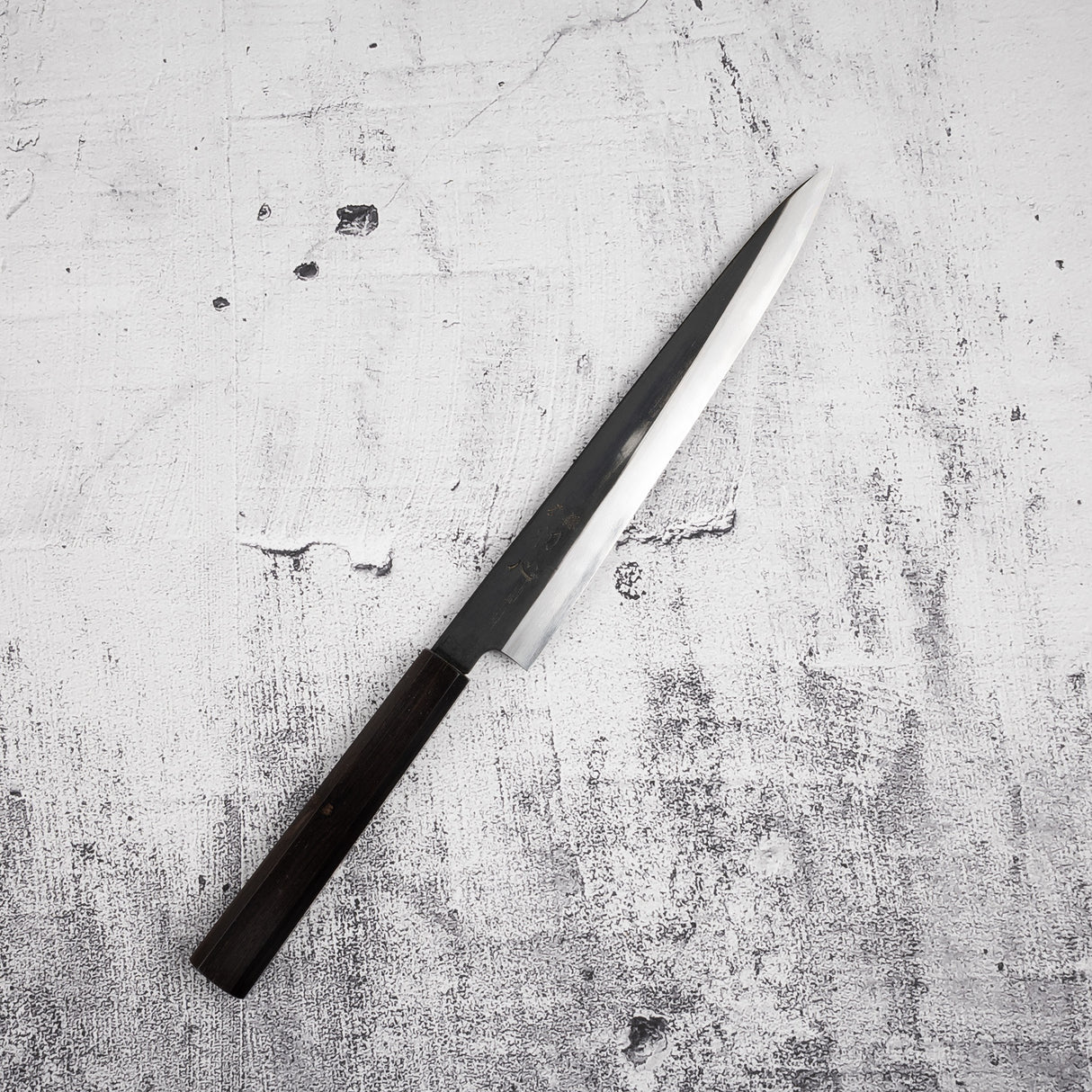 初心 中川打刃物 青一鋼 黒打ち ダマスカス 筋引 240mm