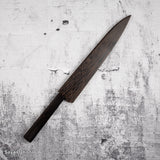 初心 中川打刃物 青一鋼 黒打ち ダマスカス 筋引 240mm