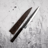 初心 中川打刃物 青一鋼 黒打ち ダマスカス 筋引 240mm