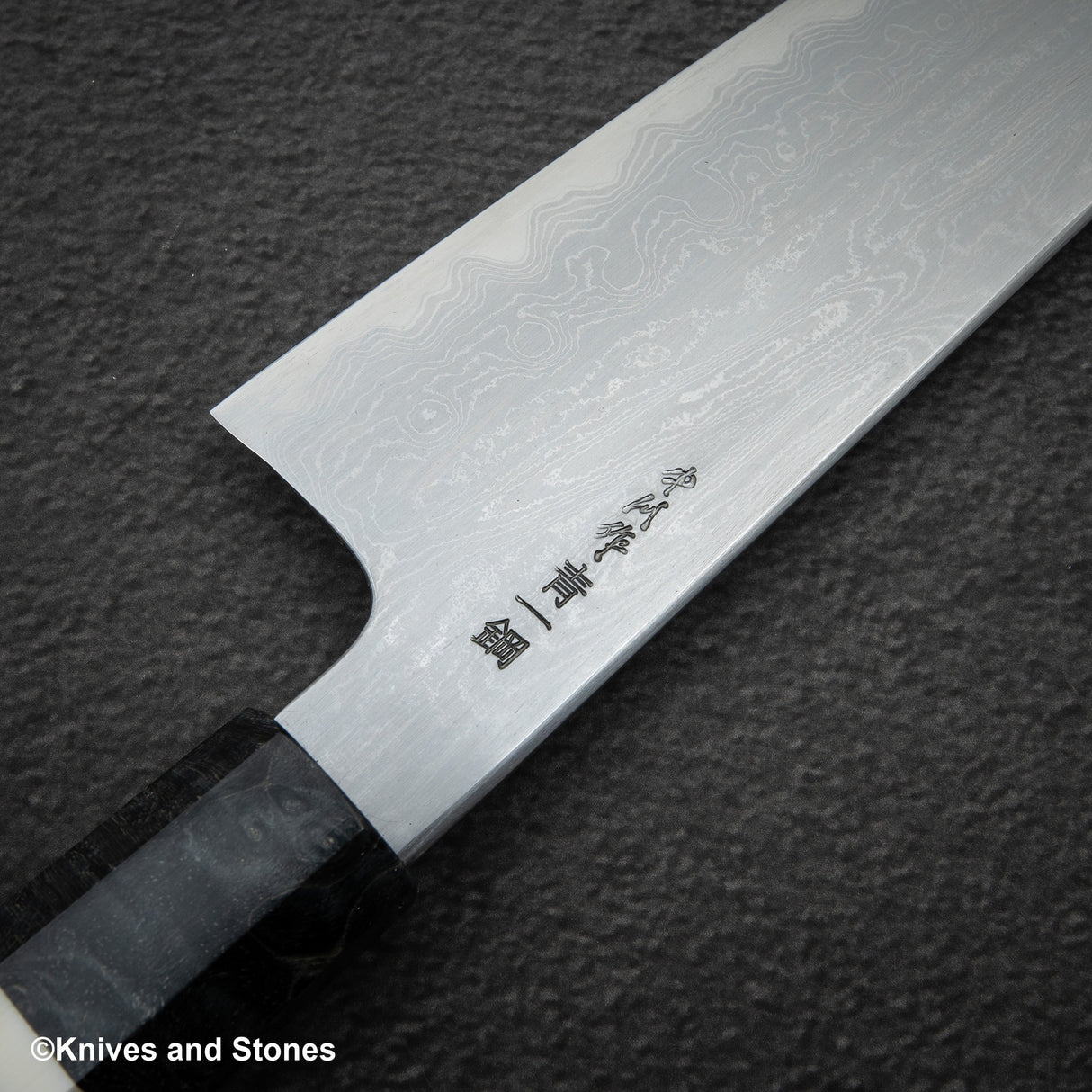 初心 x 中川打刃物 青一鋼 ダマスカス 牛刀 270mm