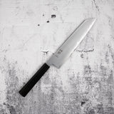 中川打刃物 青一鋼 切付牛刀 240mm 霞 エボニー