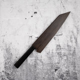 中川打刃物 青一鋼 切付牛刀 240mm 霞 エボニー