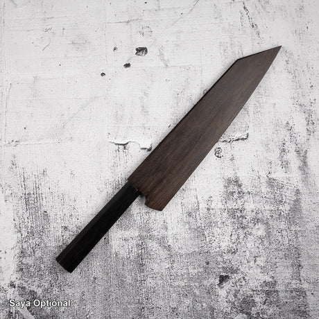 中川打刃物 青一鋼 切付牛刀 240mm 霞 エボニー