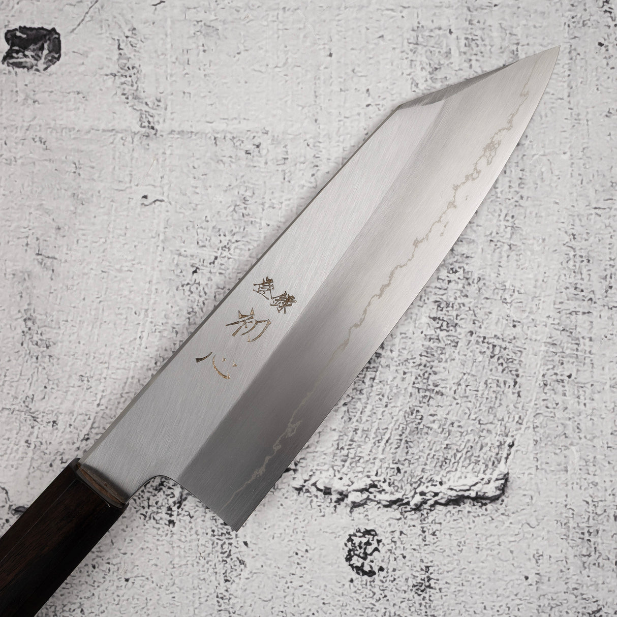 中川打刃物 銀三鋼 文化 165mm エボニーハンドル