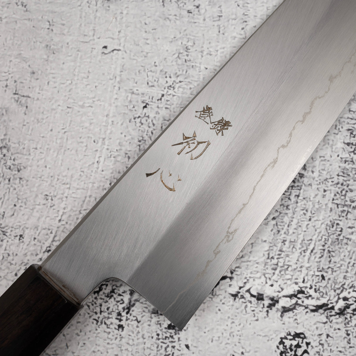 中川打刃物 銀三鋼 文化 165mm エボニーハンドル