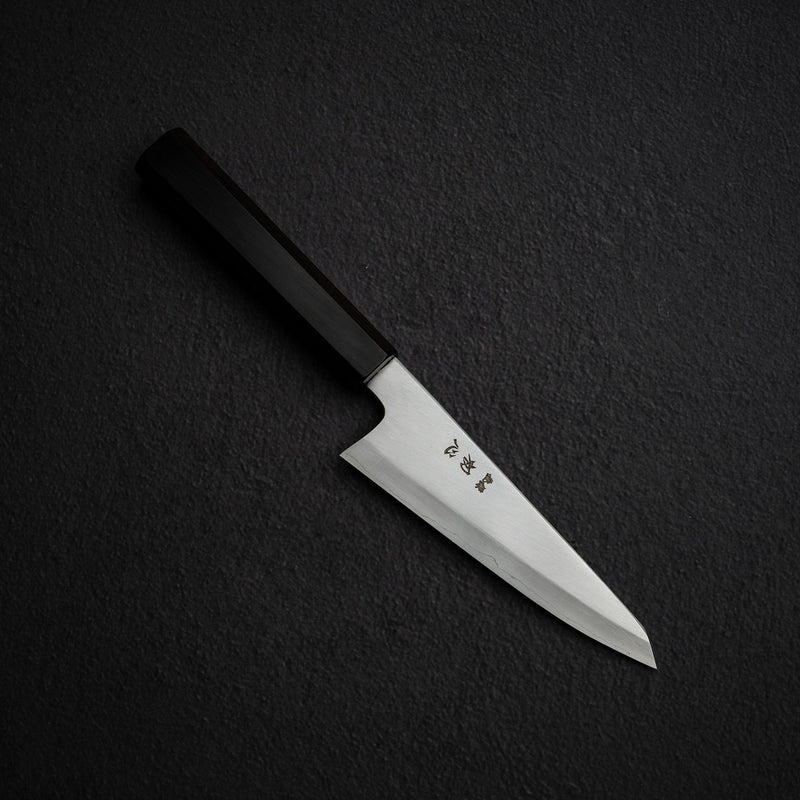 中川打刃物 銀三鋼 霞 両刃 骨スキ 150mm