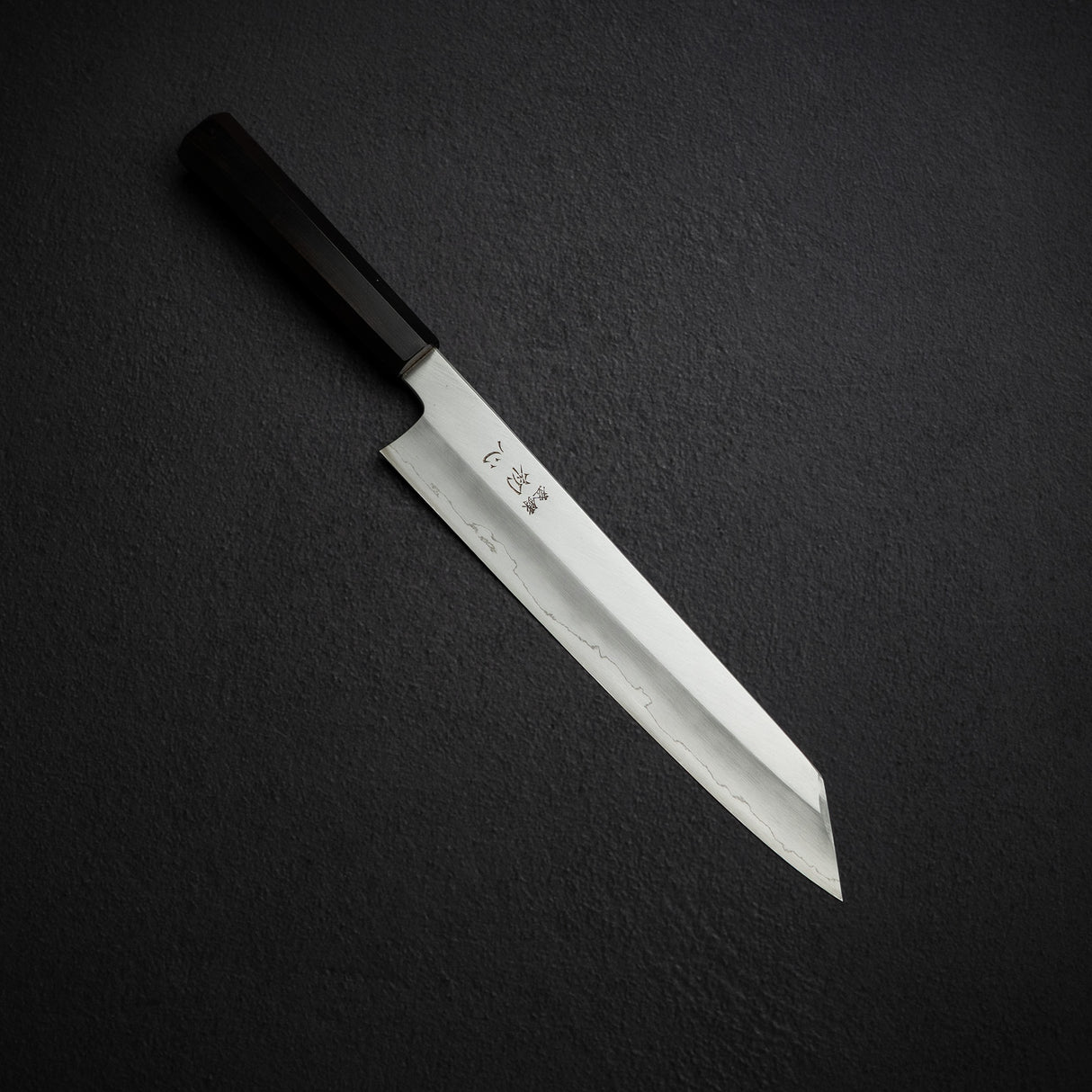 初心 x 中川打刃物 銀三鋼 ワイド鎬 切付牛刀 270mm