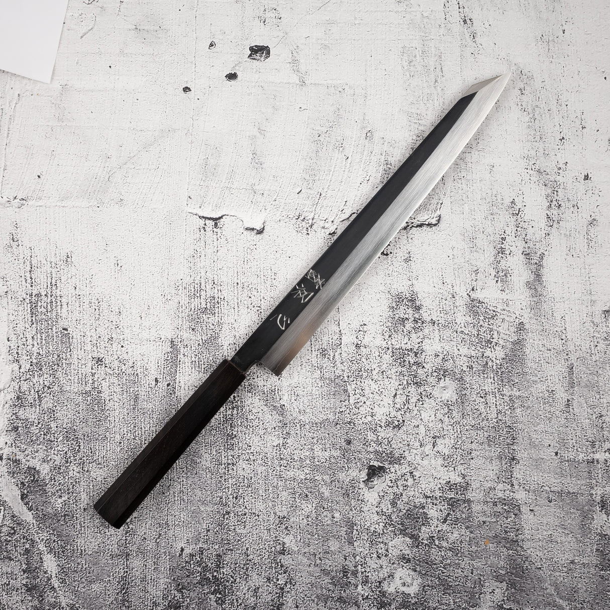中川 銀三鋼 切付柳刃 300mm 鏡面仕上げ