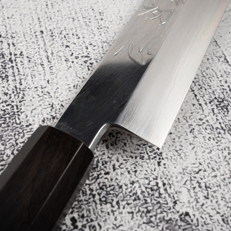 中川 銀三鋼 切付柳刃 300mm 鏡面仕上げ