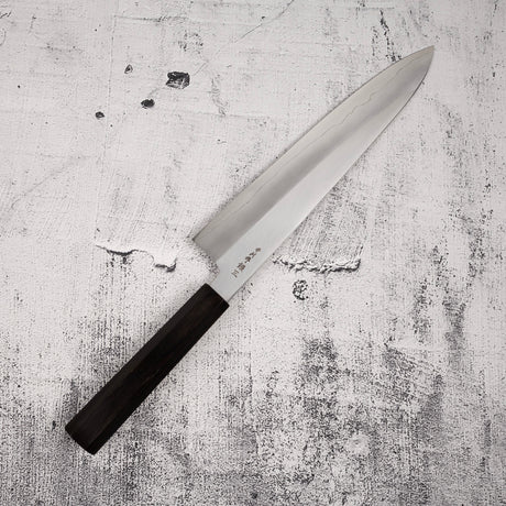 初心 x 中川 銀三鋼 ワイドベベル 牛刀 240mm