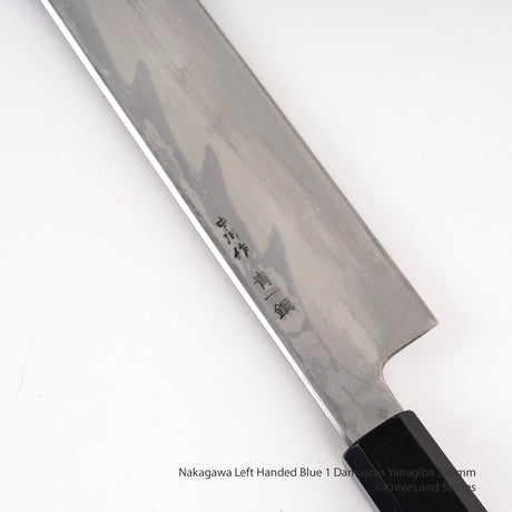 中川 青一鋼 ダマスカス 柳刃 240/270/300mm 左利き用