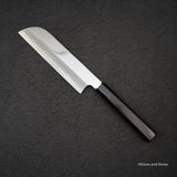 中川打刃物 V金10号 左利き用 鎌形薄刃 180mm 鏡面仕上げ