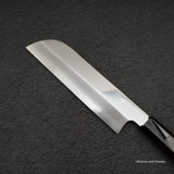 中川打刃物 V金10号 左利き用 鎌形薄刃 180mm 鏡面仕上げ