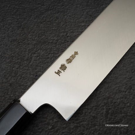 中川打刃物 V金10号 左利き用 鎌形薄刃 180mm 鏡面仕上げ