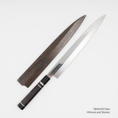 中川 白紙 本焼 柳刃 300mm 鏡面仕上げ