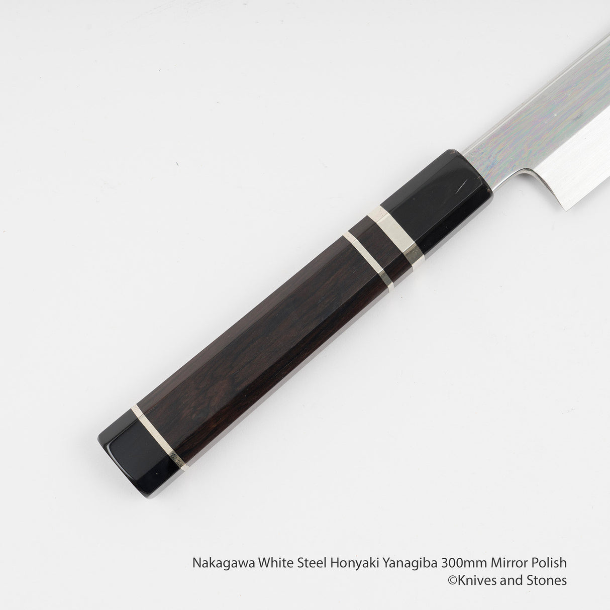 中川 白紙 本焼 柳刃 300mm 鏡面仕上げ