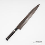 中川 白紙 本焼 柳刃 300mm 鏡面仕上げ