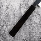 中川打刃物 銀三鋼 切付柳刃 330mm ミラー仕上げ エボニーハンドル