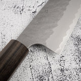 二唐刃物鍛造所 青紙スーパー 切付牛刀 240mm 黒打ち 槌目 チャカテ