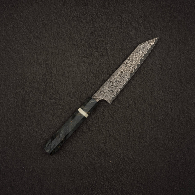 二唐刃物鍛造所 暗門 SG2 ダマスカス ペティ 150mm