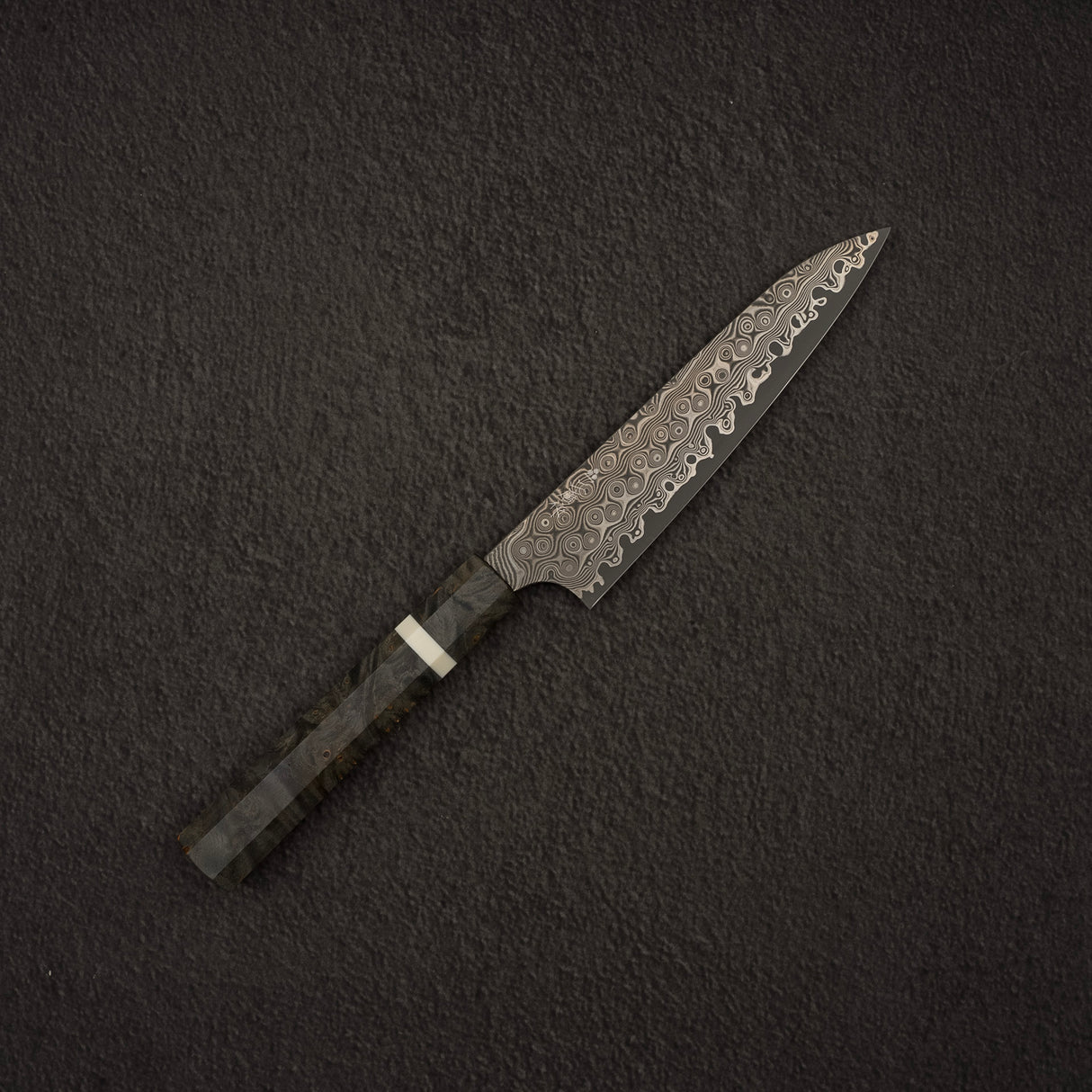 二唐刃物鍛造所 暗門 SG2 ダマスカス ペティナイフ 150mm