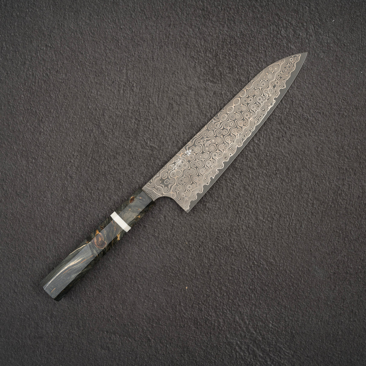 二唐刃物鍛造所 暗紋 SG2 ダマスカス 牛刀 210mm