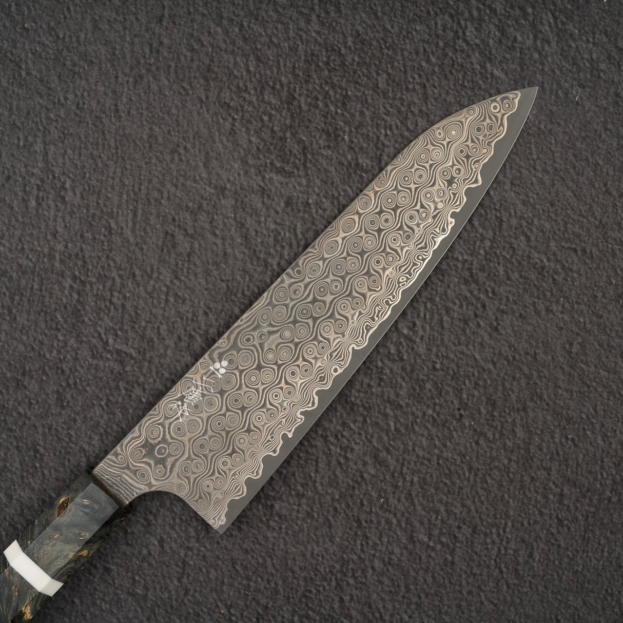 二唐刃物鍛造所 暗紋 SG2 ダマスカス 牛刀 210mm