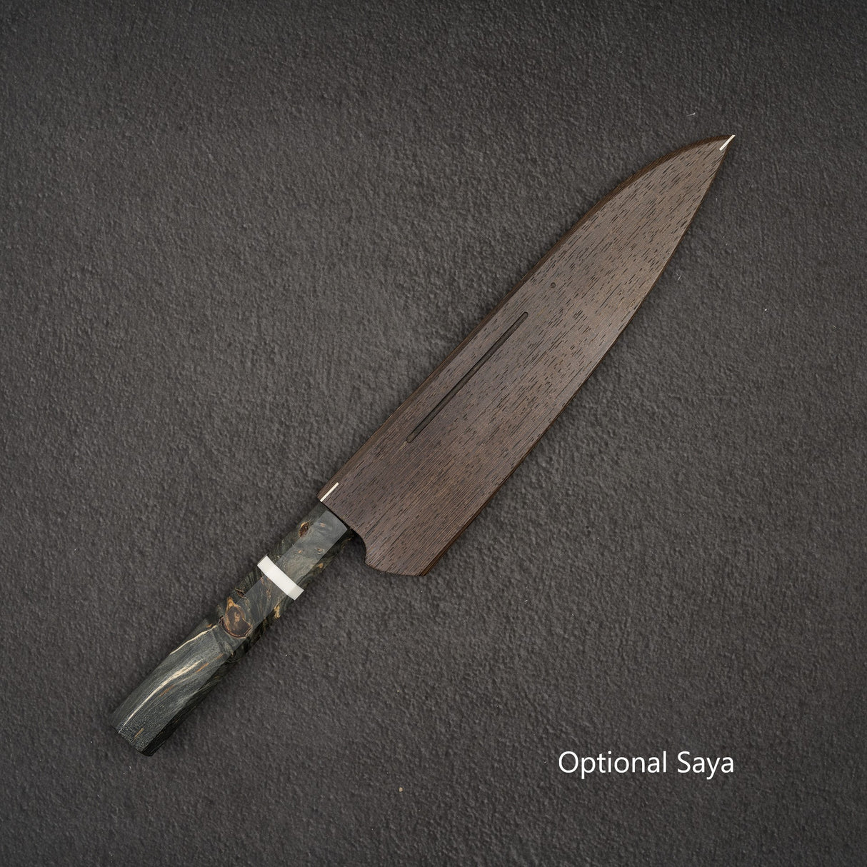 二唐刃物鍛造所 暗紋 SG2 ダマスカス 牛刀 210mm