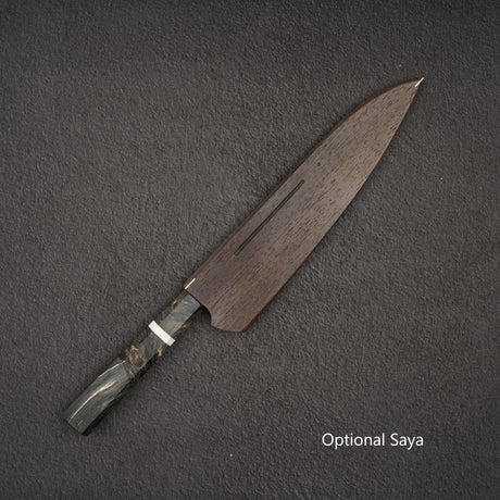 二唐刃物鍛造所 暗紋 SG2 ダマスカス 牛刀 210mm