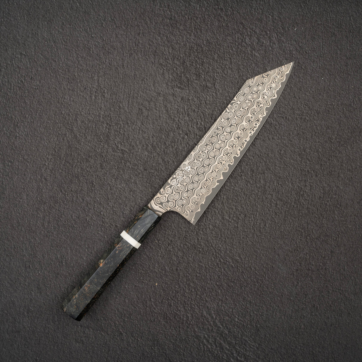 二唐刃物鍛造所 暗紋 SG2 ダマスカス 切付牛刀 210mm