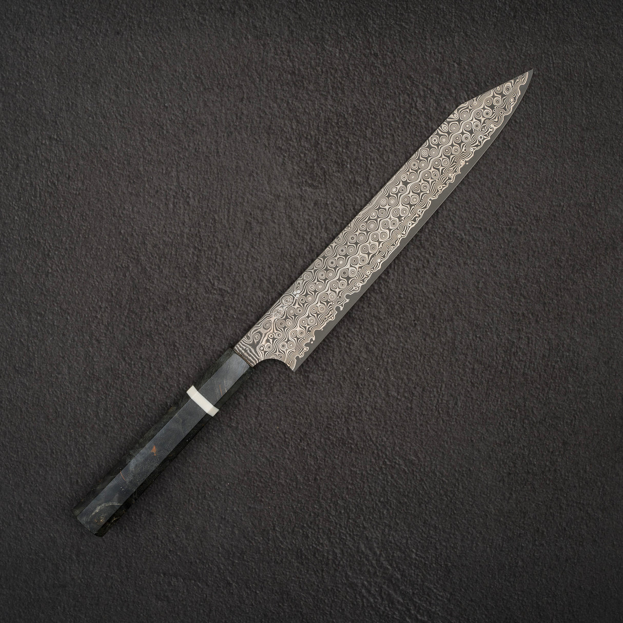 二唐刃物鍛造所 暗門 SG2 レインドロップダマスカス 切付筋引 255mm