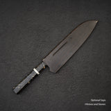 二唐刃物鍛造所 暗紋 SG2 レインドロップダマスカス 三徳 170mm