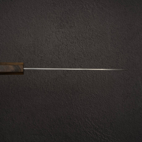 二唐刃物鍛造所 青紙スーパー 槌目 三徳 180mm