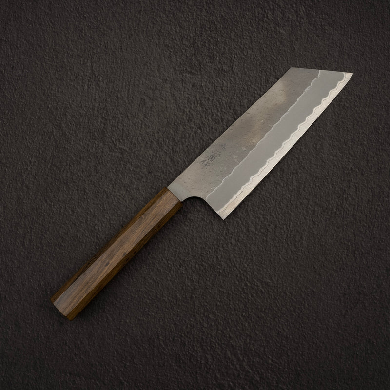 二唐刃物鍛造所 青紙スーパー 切付菜切 165mm
