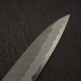 二唐刃物鍛造所 青紙スーパー マット磨き 槌目 筋引 240mm