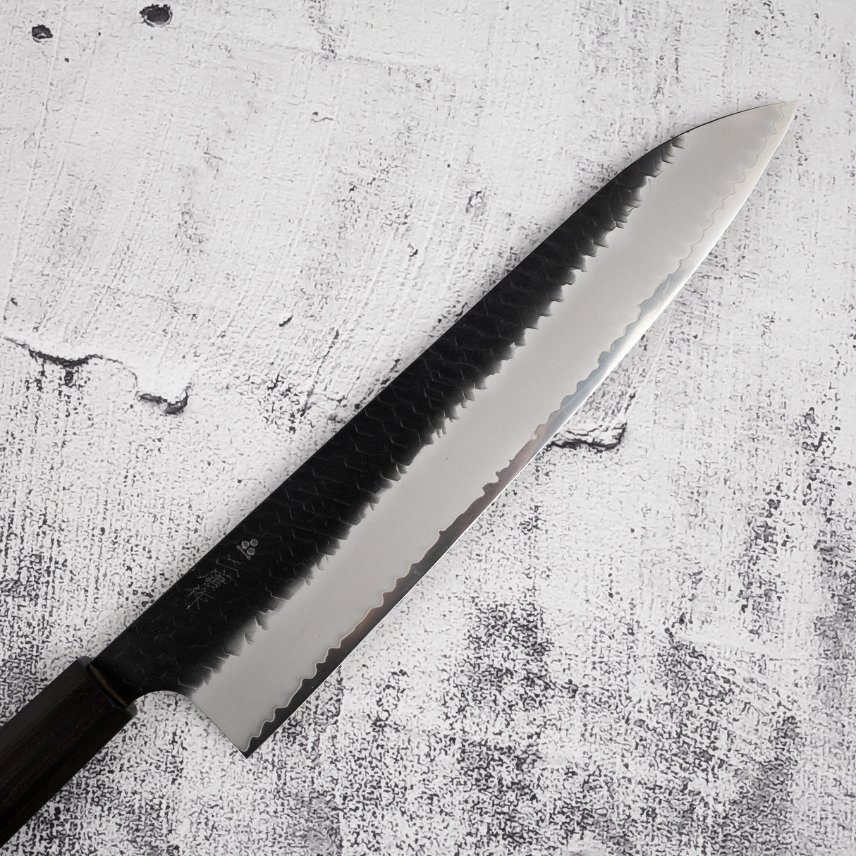 二唐刃物鍛造所 SG2 牛刀 270mm 黒打ち 槌目