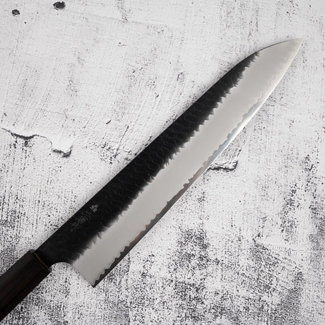 二唐刃物鍛造所 SG2 牛刀 270mm 黒打ち 槌目