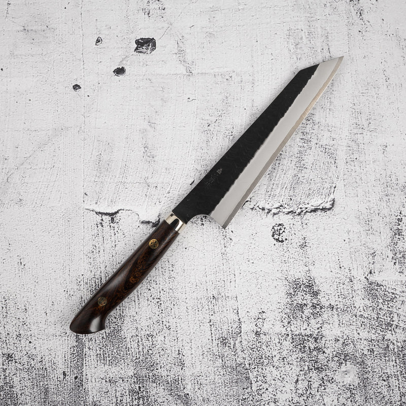 二唐刃物鍛造所 SG2 黒打ち 槌目 骨スキ 170mm