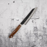 二唐刃物鍛造所 SG2 黒打ち 槌目 ペティ 150mm