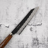 二唐刃物鍛造所 SG2 黒打ち 槌目 ペティ 150mm